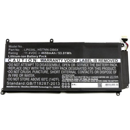 "Reliable CoreParts Laptop Battery for HP 53Wh - MBXHP-BA0137 | Long-Lasting Power Solution"